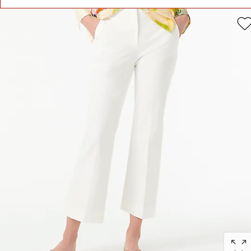 J. Crew Hayden kick out crop pants